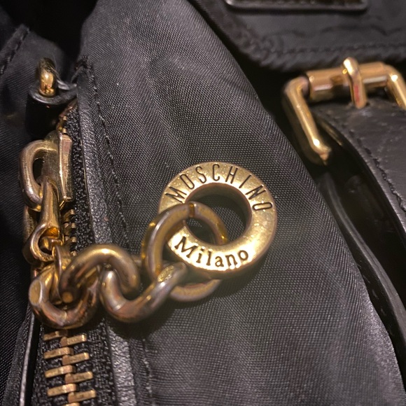 MOSCHiNO Black backpack ((MiLANO)) - Picture 4 of 11